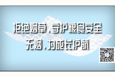 插骚妇嫩肥逼逼免费视频拒绝烟草，守护粮食安全